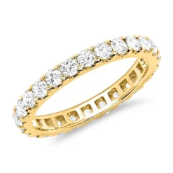 18 Karat Gold Eternity Ring 26 Brillanten DR0101-18KG-48mm