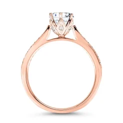 14 Karat Roségold Ring mit Diamanten DR0118SL-14KR