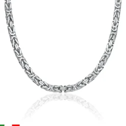 5,5 mm Königskette für Herren aus Sterlingsilber KK0055-RH