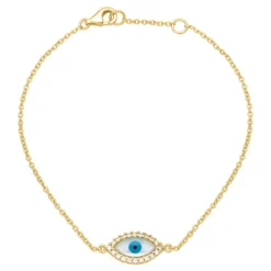 925 Silber Armband vergoldet Zirkonia SB0200