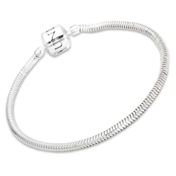 925 Silber Bead Armband Clip-Verschluss BB0006