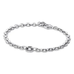 925 Silber Damenarmband mit Zirkonia, Signature 592777C01