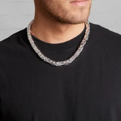 925 Silberkette: Königskette Silber 10mm KK0100