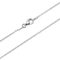 925 Silberkette: Rolokette Silber 1mm RC0010