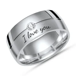 925 Silberring inklusive Lasergravur R8510czlge