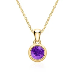 Amethyst Anhänger aus 585er Gold BDP0033Am-14KGSL