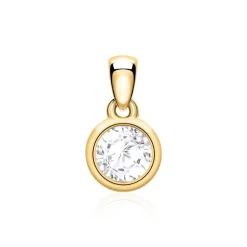 Anhänger aus 585er Gelbgold mit Weißtopas BDP0033WT-14KGSL