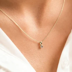 Anhänger aus 585er Gold mit Diamant BDP0033Di010-14KGSL