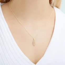 Anhänger aus 585er Gold mit Diamant DP0208SL