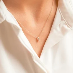 Anhänger aus 14-karätigem Roségold mit Diamant BDP0034Di005-14KRSL