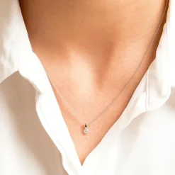 Anhänger aus 14-karätigem Roségold mit Brillant BDP0033Di005-14KRSL