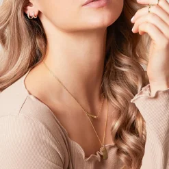 Anhänger aus vergoldetem Sterlingsilber gravierbar SP0946SL