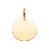 Anhänger aus vergoldetem Sterlingsilber, gravierbar SP1008SL