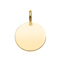 Anhänger aus vergoldetem Sterlingsilber, gravierbar SP1008SL