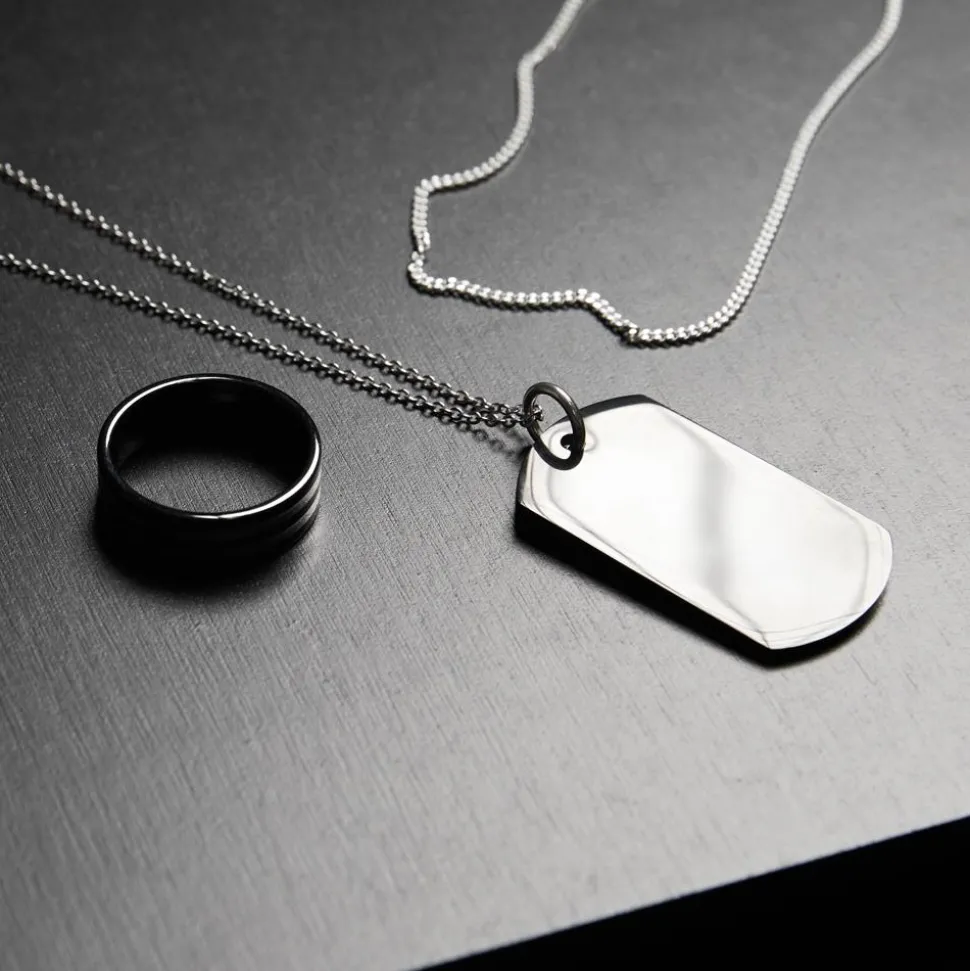 Anhänger Edelstahl Dog Tag P5089SL