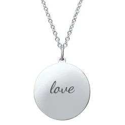 Anhänger Edelstahl gravierbar P5084SL