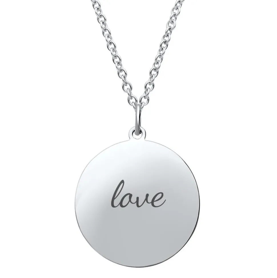 Anhänger Edelstahl gravierbar P5084SL