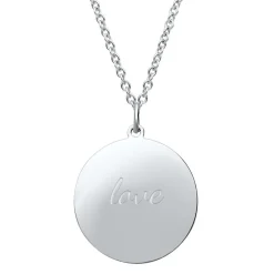 Anhänger Edelstahl gravierbar P5084SL