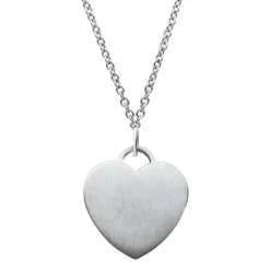 Anhänger Edelstahl herzförmig P5087SL