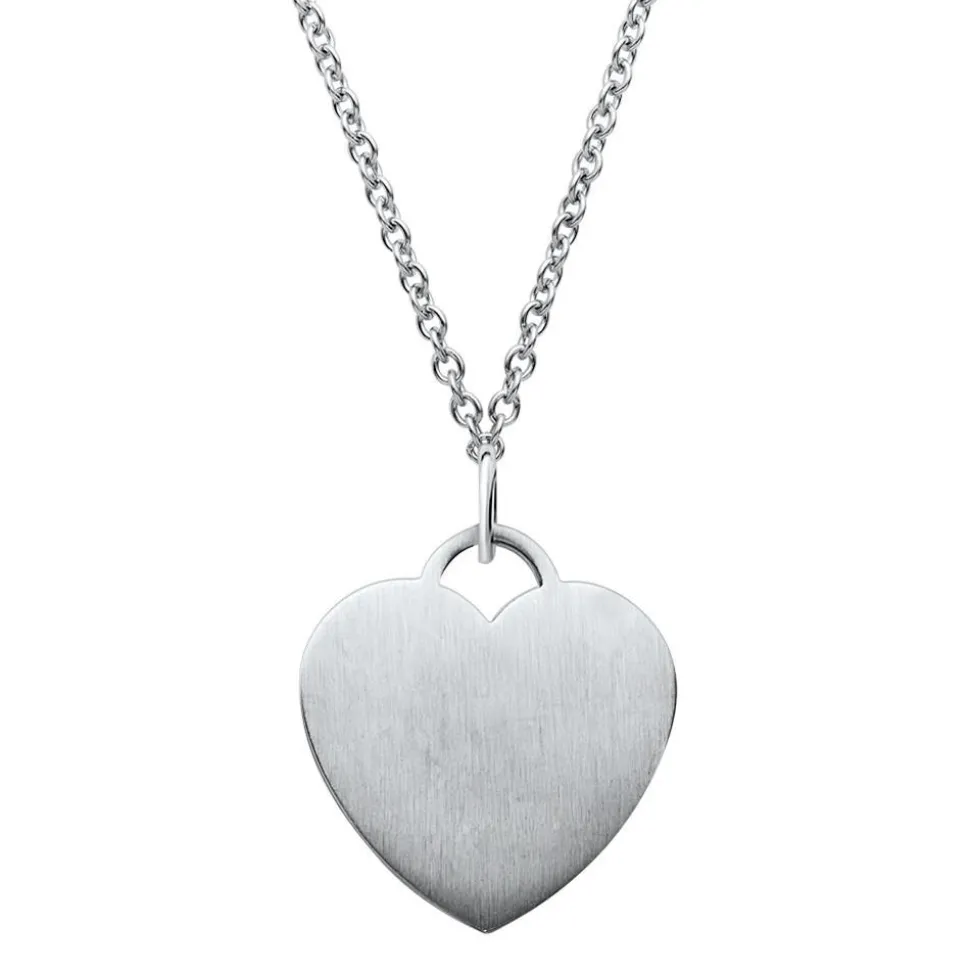 Anhänger Edelstahl herzförmig P5087SL