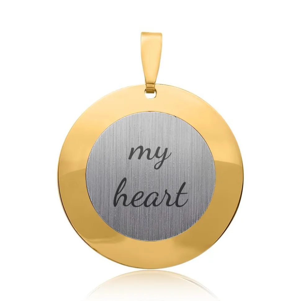 Anhänger 925er Silber bicolor vergoldet SP0575SL