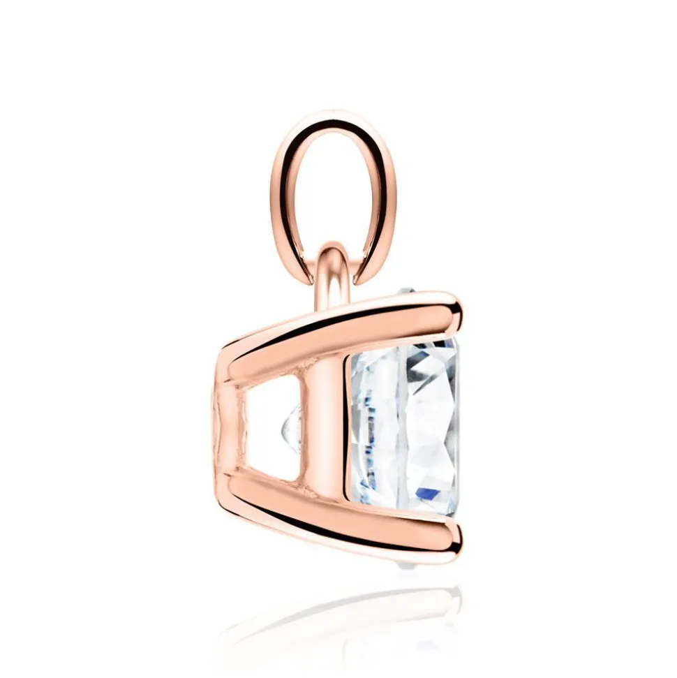Anhänger für Damenketten aus 585er Roségold mit Diamant BDP0035Di100-14KRSL