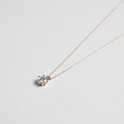 Anhänger für Damenketten aus 585er Roségold mit Diamant BDP0034Di100-14KRSL