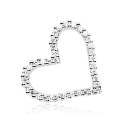 Anhänger Herz aus 585er Gold mit Diamanten BDP0020-14KGSL