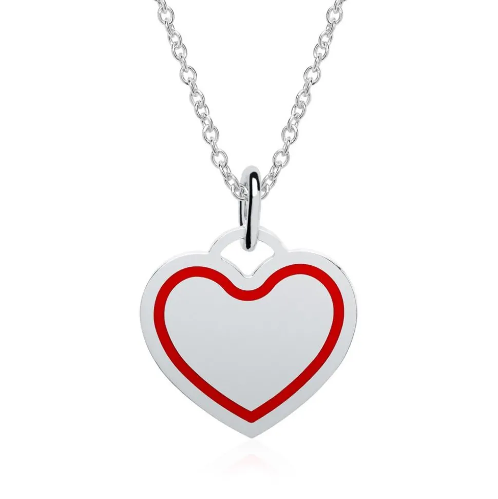 Anhänger Herz aus 925er Silber gravierbar SP0881SL