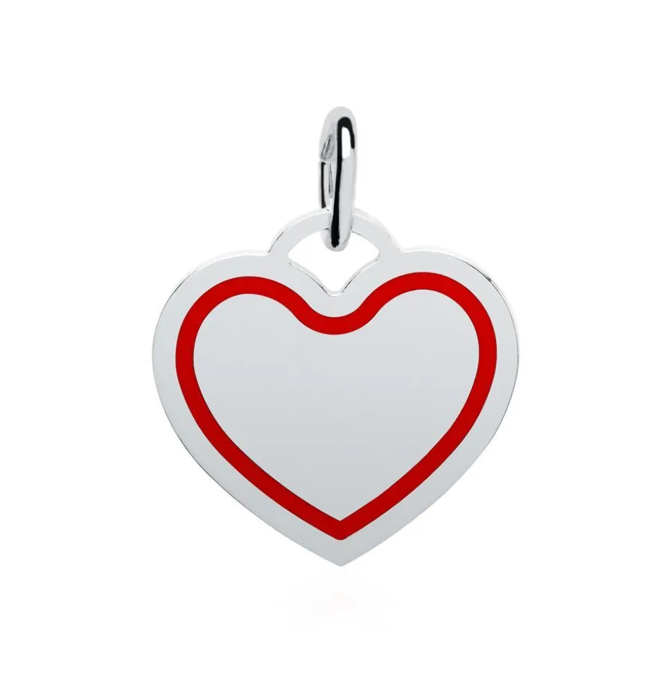 Anhänger Herz aus 925er Silber gravierbar SP0881SL