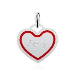 Anhänger Herz aus 925er Silber gravierbar SP0881SL