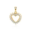 Anhänger Herz 585er Gold 20 Diamanten BDP0017-14KGSL