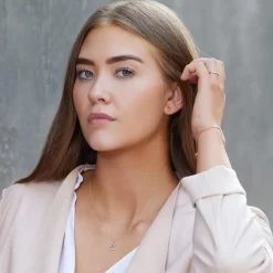 Anhänger Herzen 585er Weiß- und Roségold mit Diamanten DP0206SL