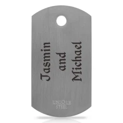 Anhänger im Dog-Tag-Stil P5169SL