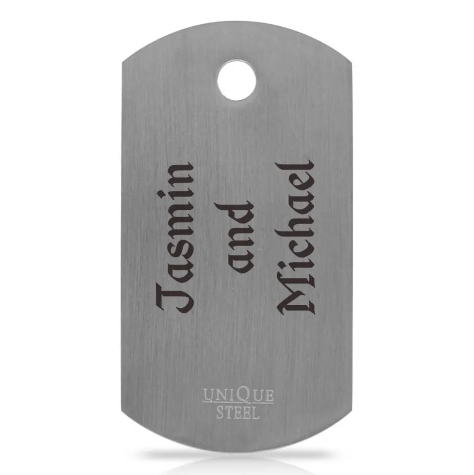 Anhänger im Dog-Tag-Stil P5169SL