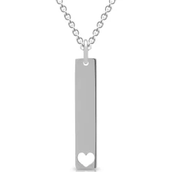 Anhänger mit Herz-Cut-Out 925er Silber SP0731SL