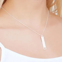 Anhänger mit Herz-Cut-Out 925er Silber SP0731SL