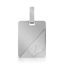 Anhänger mit Herzmotiven Edelstahl P5168SL