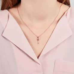 Anhänger Weißgold Rubine 0,26 ct. Diamanten DP0127SL