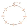Armband aus rosévergoldetem Sterlingsilber LSB0020