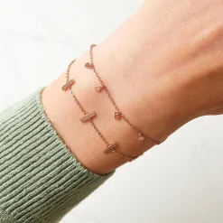 Armband aus rosévergoldetem Sterlingsilber LSB0020