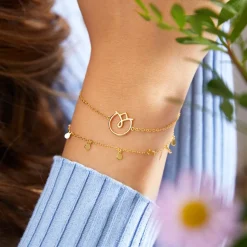 Armband aus vergoldetem 925er Silber LSB0017