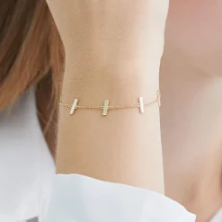 Armband aus vergoldetem Sterlingsilber LSB0019