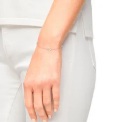 Armband Flowers für Damen aus 925er Silber, rosé 2035513