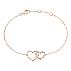 Armband mit Herzdesign aus Roségold BDB0018-RSL