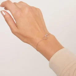 Armband mit Herzdesign aus Roségold BDB0018-RSL