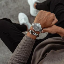 Armband Phinity für Herren aus Nylon, olive PH-SH-N-S-O