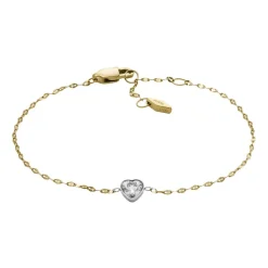 Armband Sadie mit Kristall aus Edelstahl, bicolor JF04679998