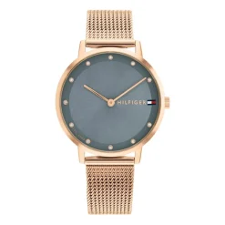 Armbanduhr für Damen aus Edelstahl, IP Rosé 1782669