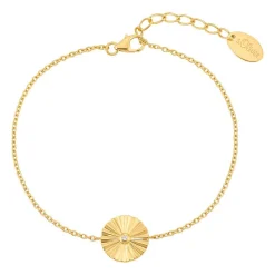 Armkette Sonne für Damen aus Sterlingsilber, gold 2031438